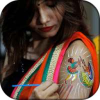 Navratri tattoo photo editor