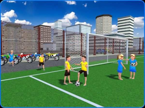 Kids School Highway Traffic Bike Racing screenshot 2