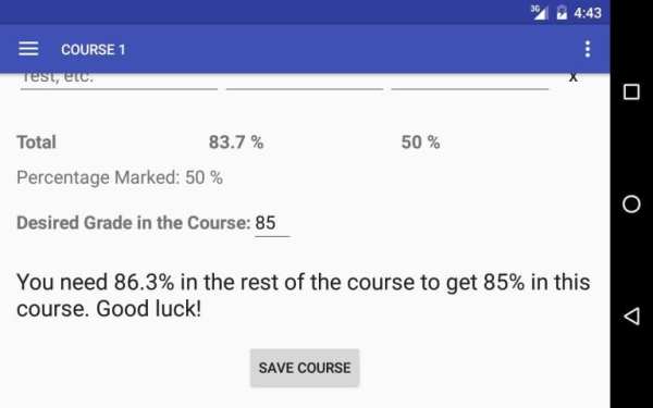Grade Calculator скриншот 4