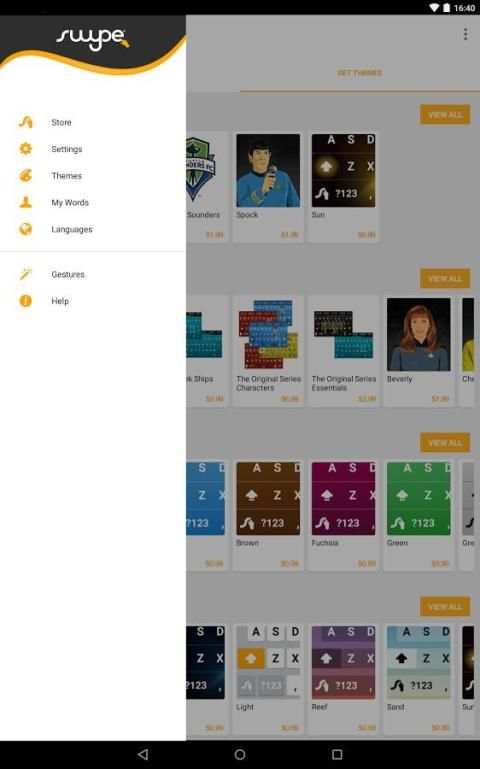 Swype Keyboard Trial screenshot 7