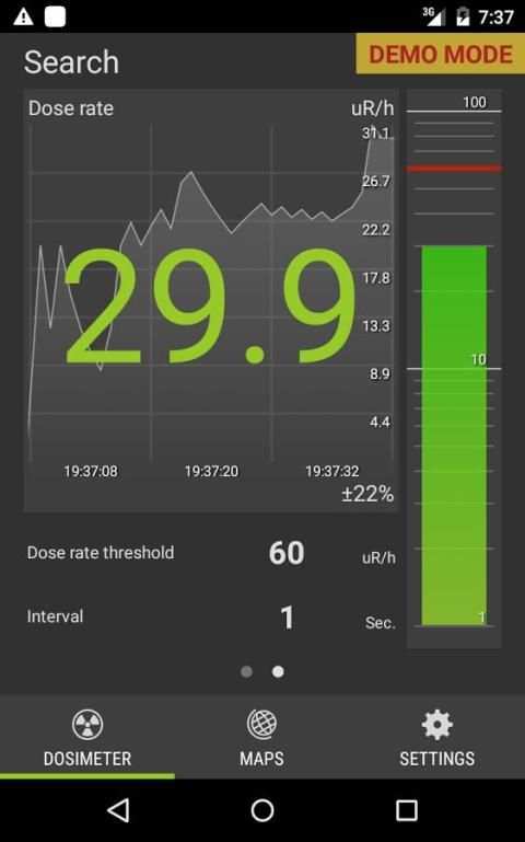 Radiation detector Atom Simple screenshot 3
