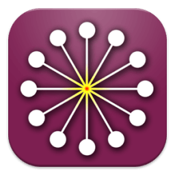 Radiation detector Atom Simple أيقونة