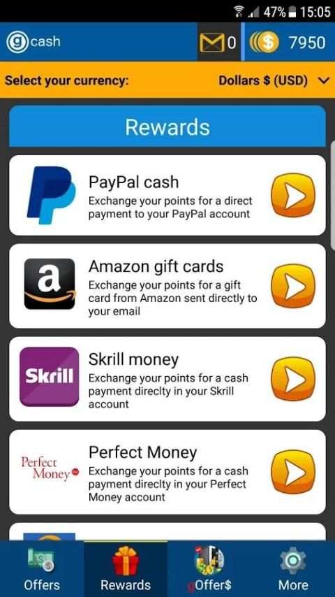 G Cash: Earn Free Paypal Money, Gift Cards & More स्क्रीनशॉट 2
