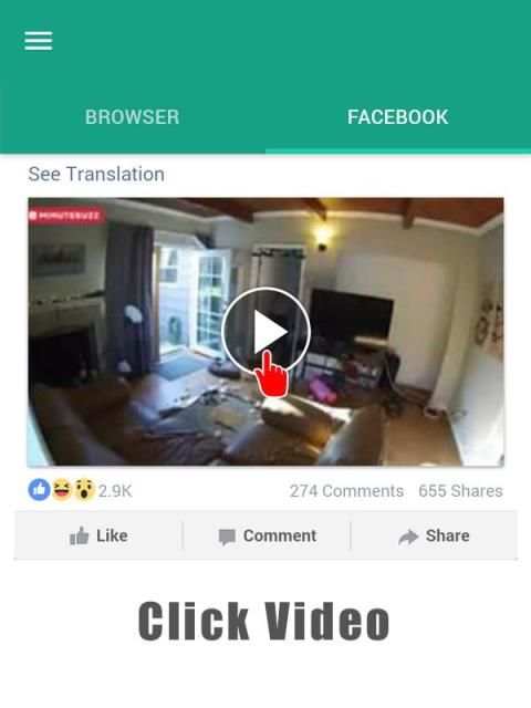 MX Video Player for Facebook स्क्रीनशॉट 1