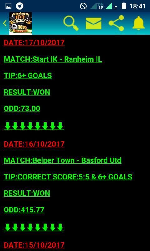 FIXED MATCHES screenshot 2