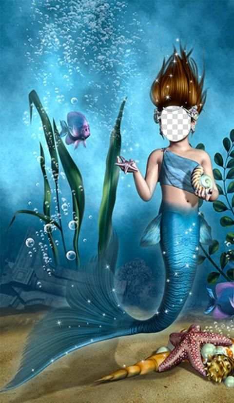 Mermaid Wannabe Photo Editor 1 تصوير الشاشة