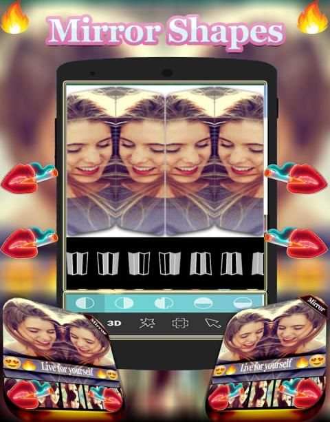 Mirror Photo - 2D + 3D Reflection & Collage Maker screenshot 3