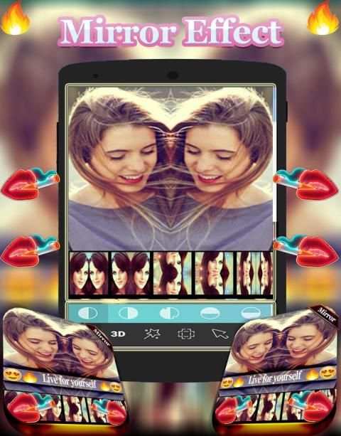 Mirror Photo - 2D + 3D Reflection & Collage Maker screenshot 4