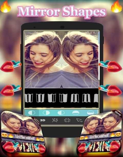 Mirror Photo - 2D + 3D Reflection & Collage Maker screenshot 2