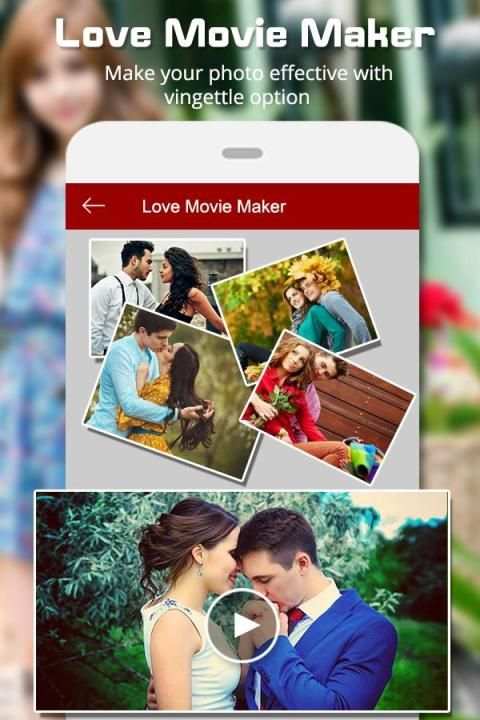Love Video Maker स्क्रीनशॉट 1