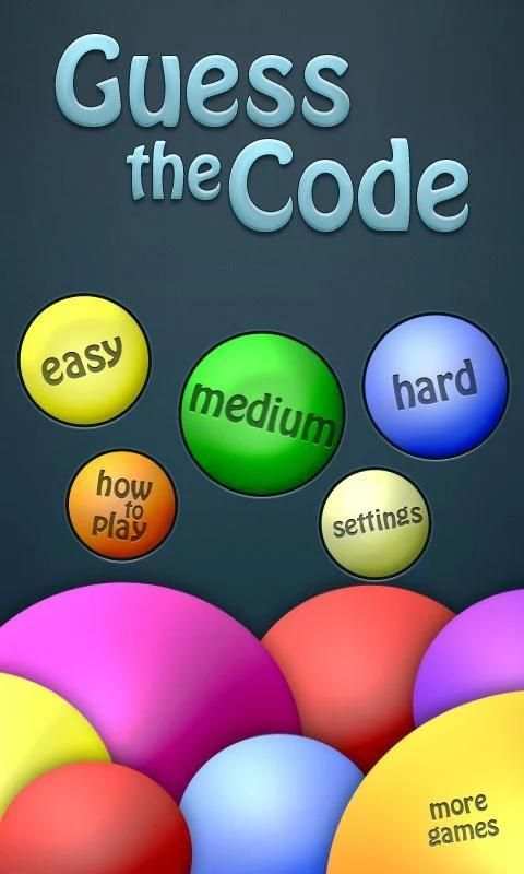 Guess the Code Free स्क्रीनशॉट 1