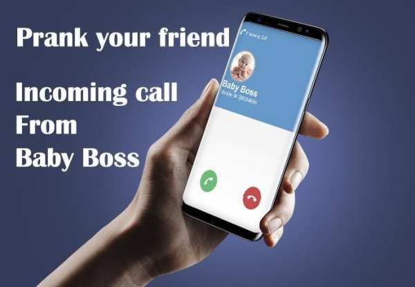 Fake Call Boss Baby Prank screenshot 1