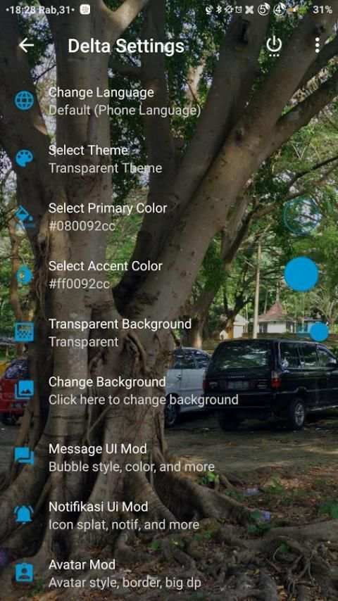 BBM TRANSPARAN THEME screenshot 4