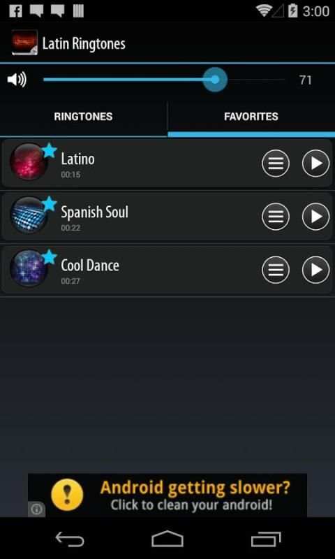 Latin Ringtones स्क्रीनशॉट 4
