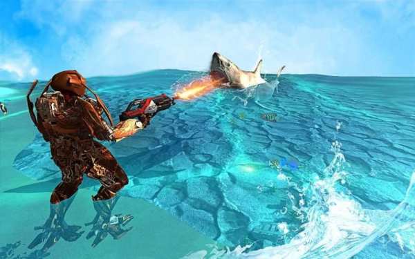 X Ray Robot Car: Shark Hunting screenshot 3