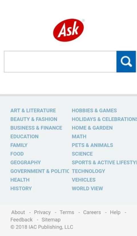 Ask.com screenshot 1