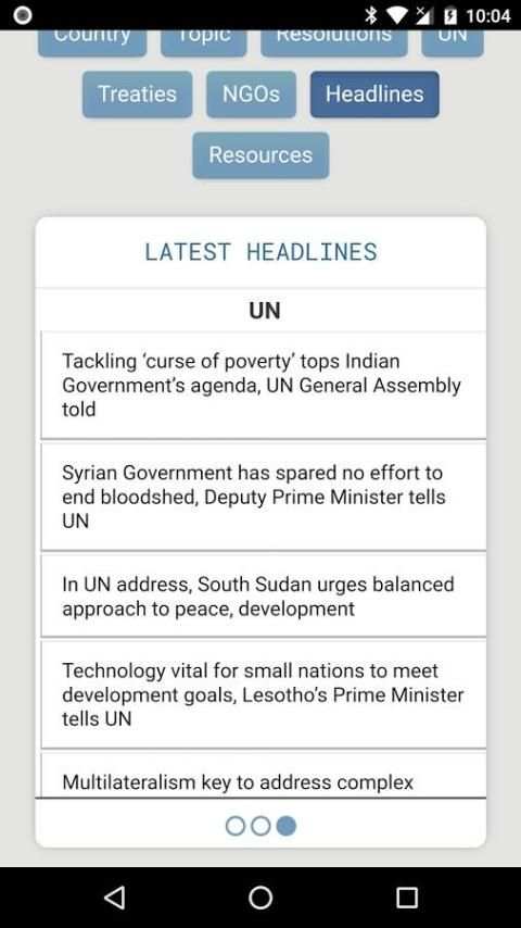DelegatePal - Model UN Research Tool скриншот 1