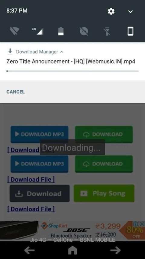 Web Music screenshot 1