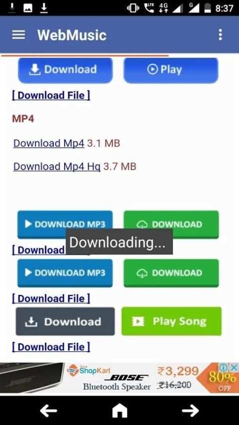Web Music screenshot 2