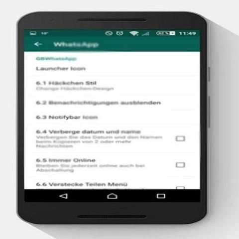 Setting GbWhatsapp Messenger 2017 Tips screenshot 2