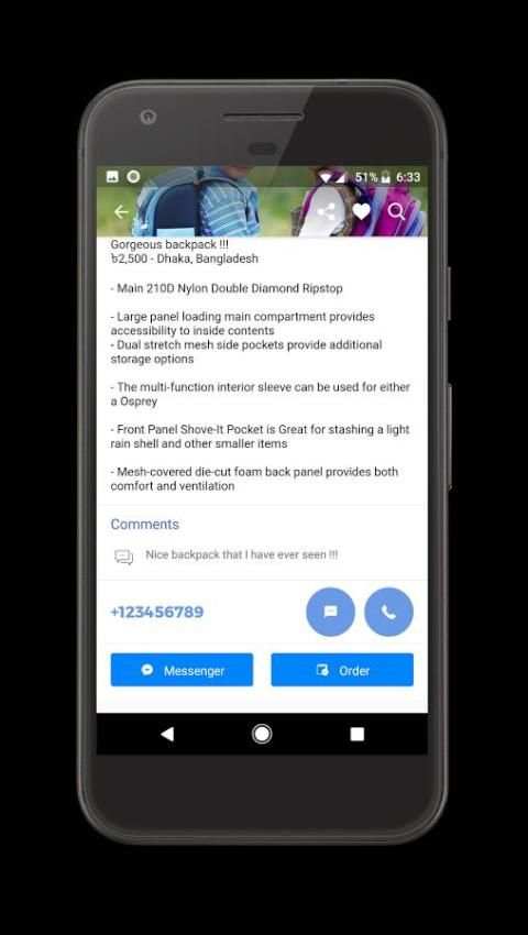 fShopper - eCommerce app based on Facebook screenshot 4