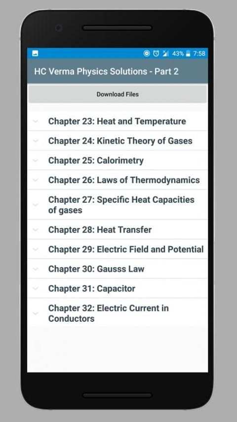 HC Verma Physics Solutions - Part 2 5 تصوير الشاشة