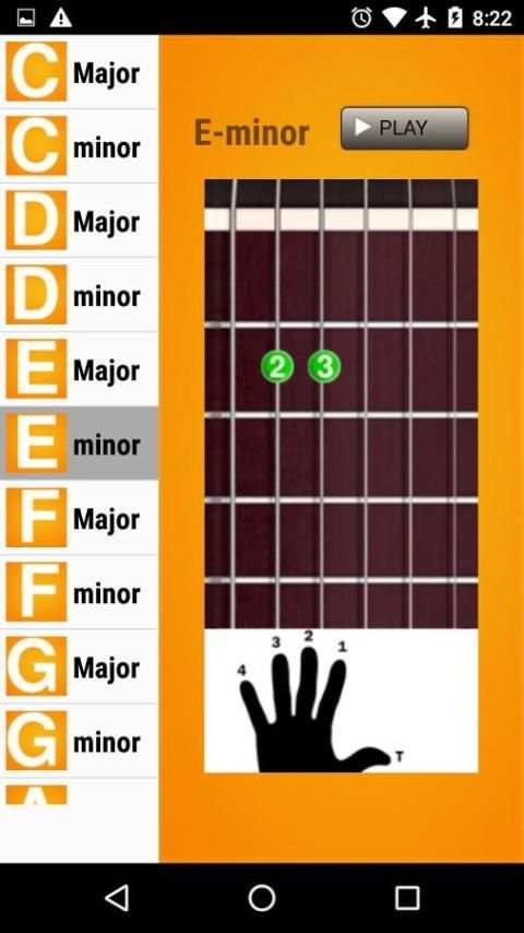EASY Guitar Chords Chart Basic स्क्रीनशॉट 2