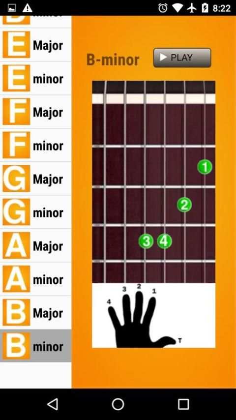 EASY Guitar Chords Chart Basic स्क्रीनशॉट 1