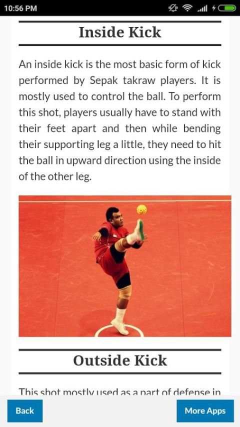 Sepak Takraw Tutorial screenshot 3