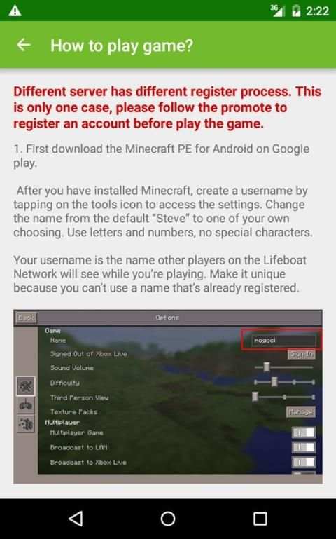 Cool Server List For Minecraft screenshot 1