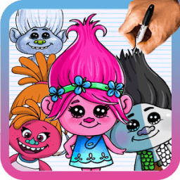 ikon How to Draw Trolls Characters