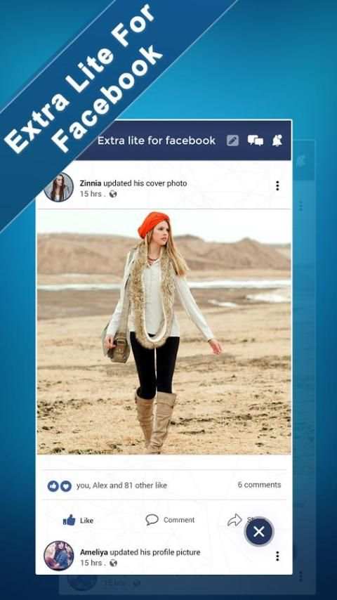 Extra Lite For Facebook स्क्रीनशॉट 4