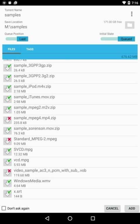 Vuze Remote screenshot 10