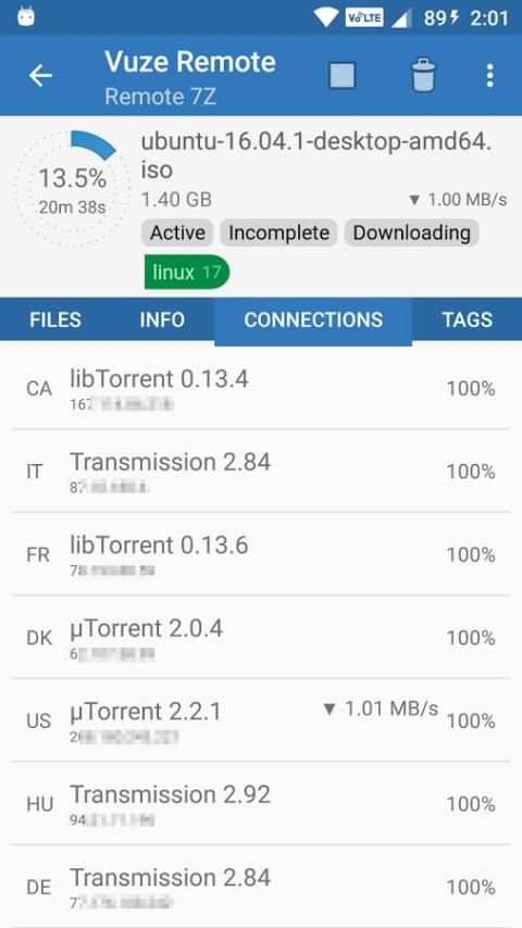 Vuze Remote screenshot 18