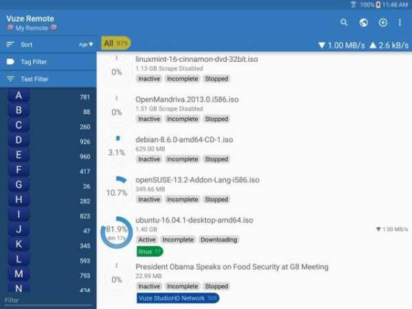 Vuze Remote screenshot 9