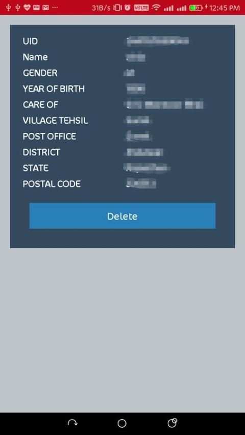 Aadhaar Manager screenshot 3