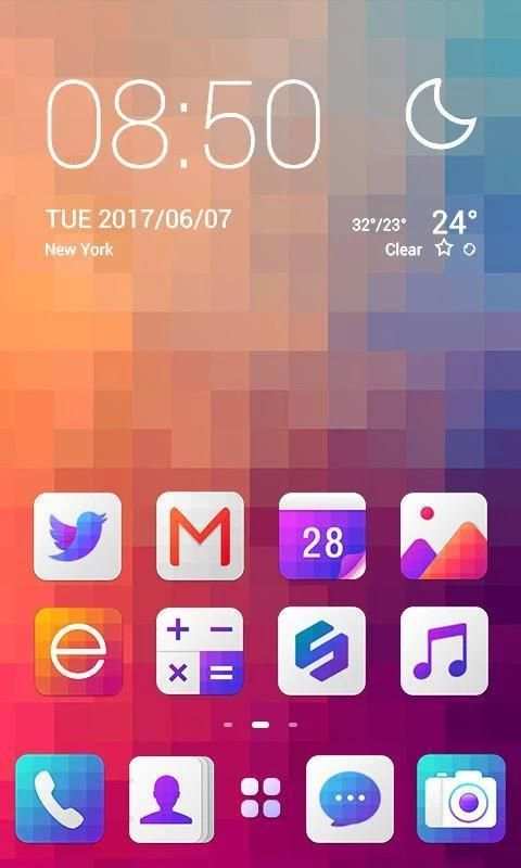 Mosaic GO Launcher Theme скриншот 4