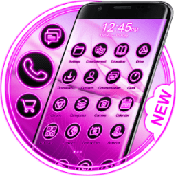 ikon Neon Launcher Theme Free