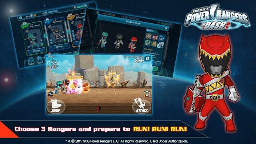 Power Rangers Dash скриншот 2