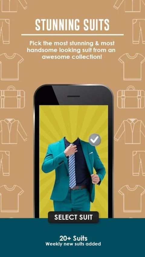 Men Suit Photo Editor screenshot 1