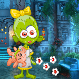 Green Zombie Girl Best Escape Rescue Game - 283 icon