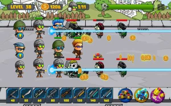 Zombie Defense vs Snipers * screenshot 4