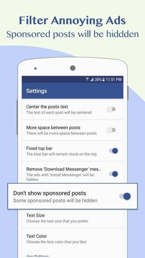 Lite for Facebook - Security Enhanced 2018 screenshot 10
