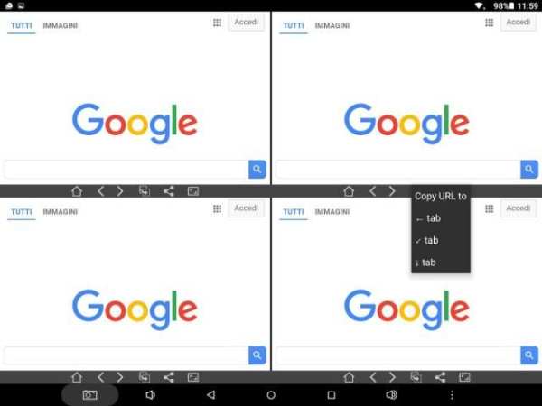 Four Tabs Tablet (free web browser) screenshot 5