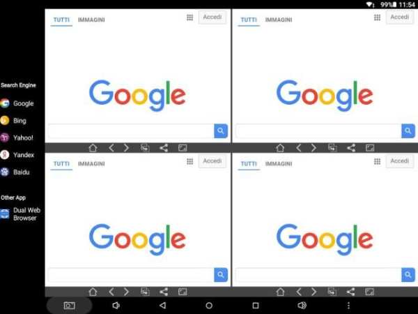 Four Tabs Tablet (free web browser) screenshot 8