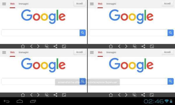 Four Tabs Tablet (free web browser) screenshot 1