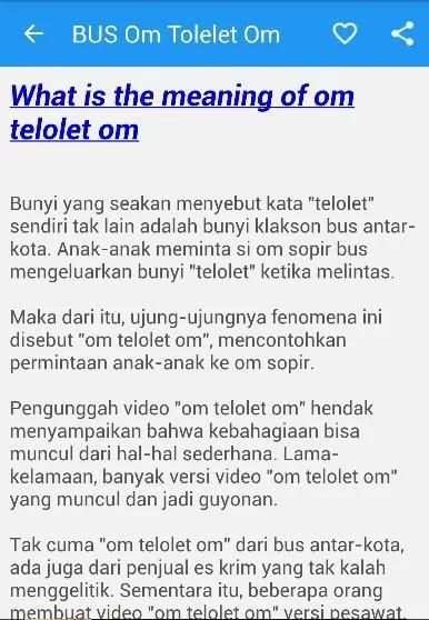 BUS Om Telolet Om screenshot 3