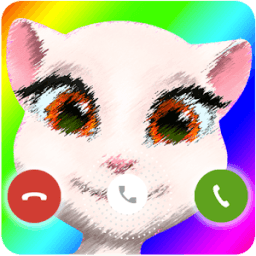 video call cat angela prank иконка