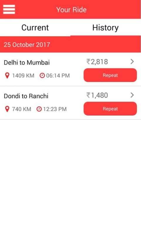 Abhi Carpooling स्क्रीनशॉट 5
