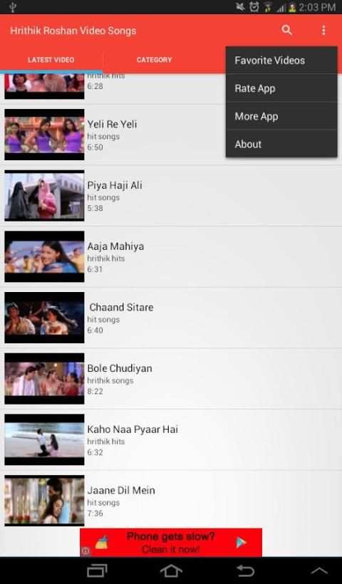 Hrithik Roshan Hit Songs screenshot 2